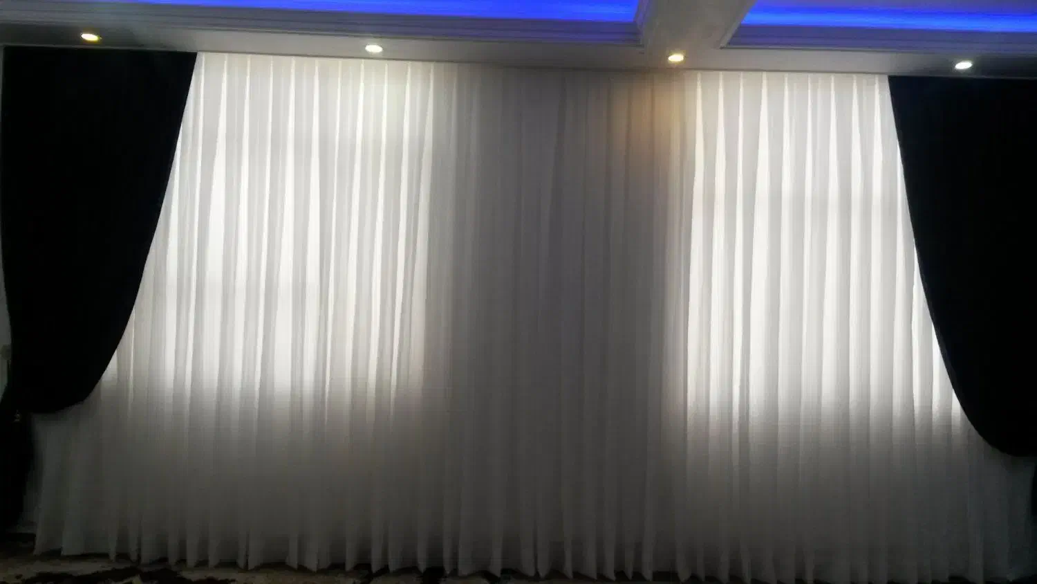 پرده شاین دار حریر|پرده، رانر، رومیزی|چناران, |دیوار