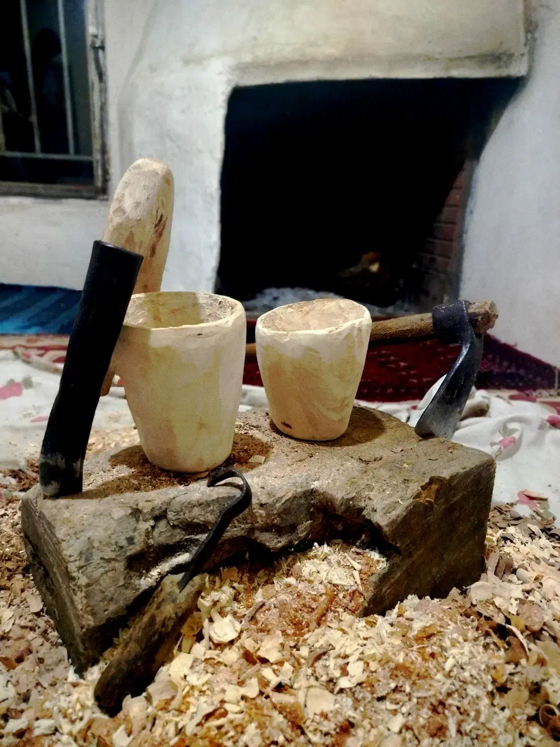 چوب دستی و وسایل چوبی اشپزی|صنایع دستی و سایر لوازم تزئینی|علیآباد کتول, |دیوار