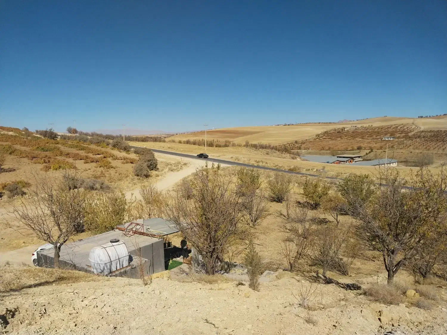 فروش یا معاوضه باغچه500متری هفت برم|فروش زمین و ملک کلنگی|ارژن, |دیوار