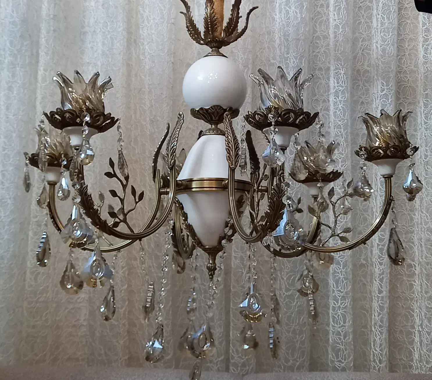 لوستر برنجی|لوستر و چراغ آویز|تهران, مشیریه|دیوار