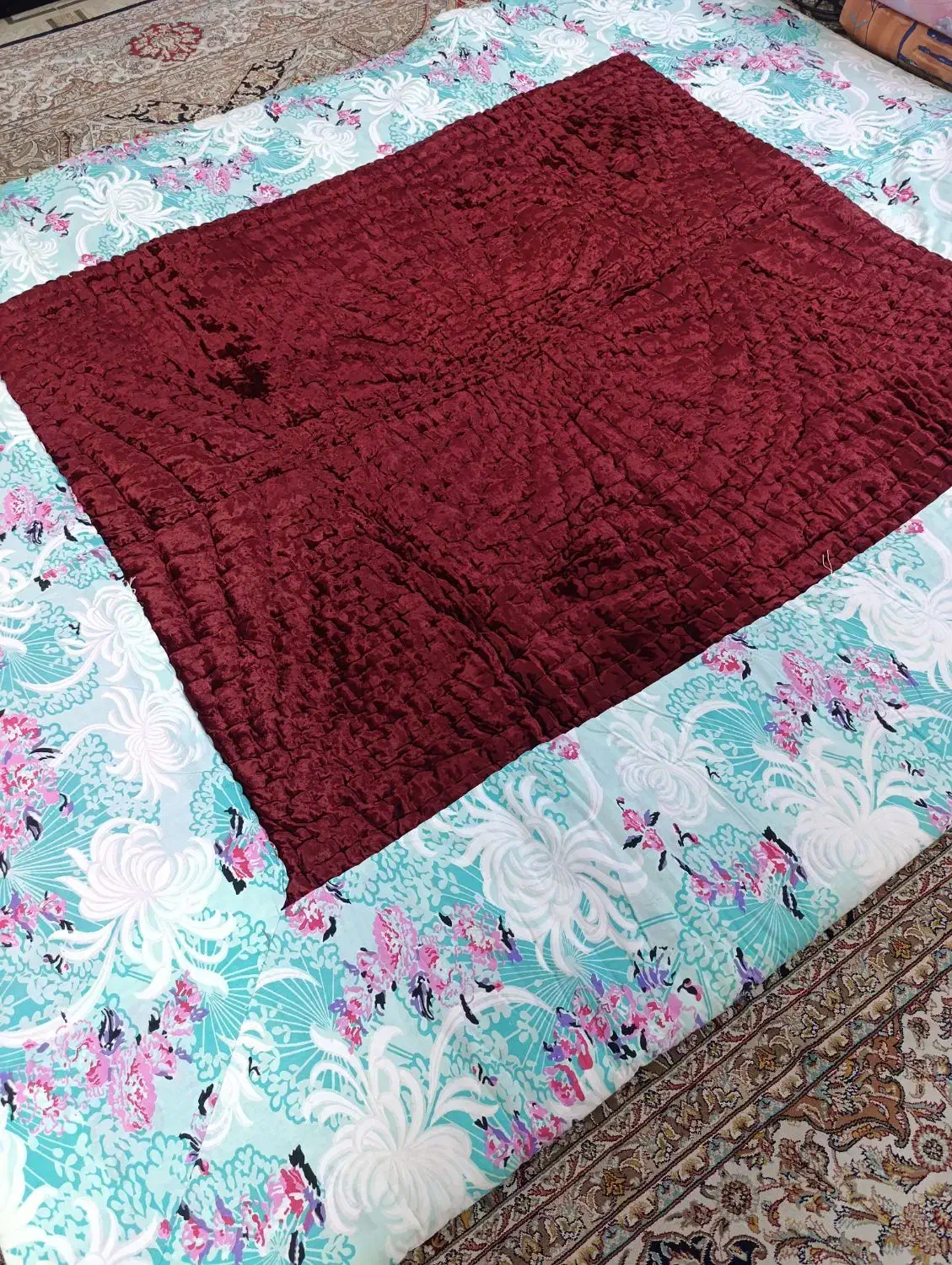 فروش دو عدد لحاف|رختخواب، بالش، پتو|زاهدان, |دیوار