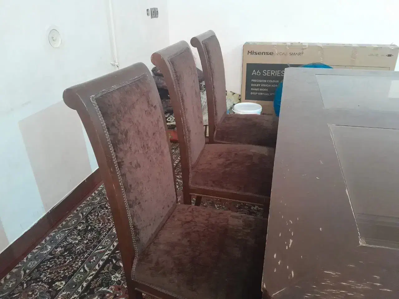 میز صندلی و تلوزیون و زیر تلویزیونی|سیستم صوتی خانگی|بندر گناوه, |دیوار