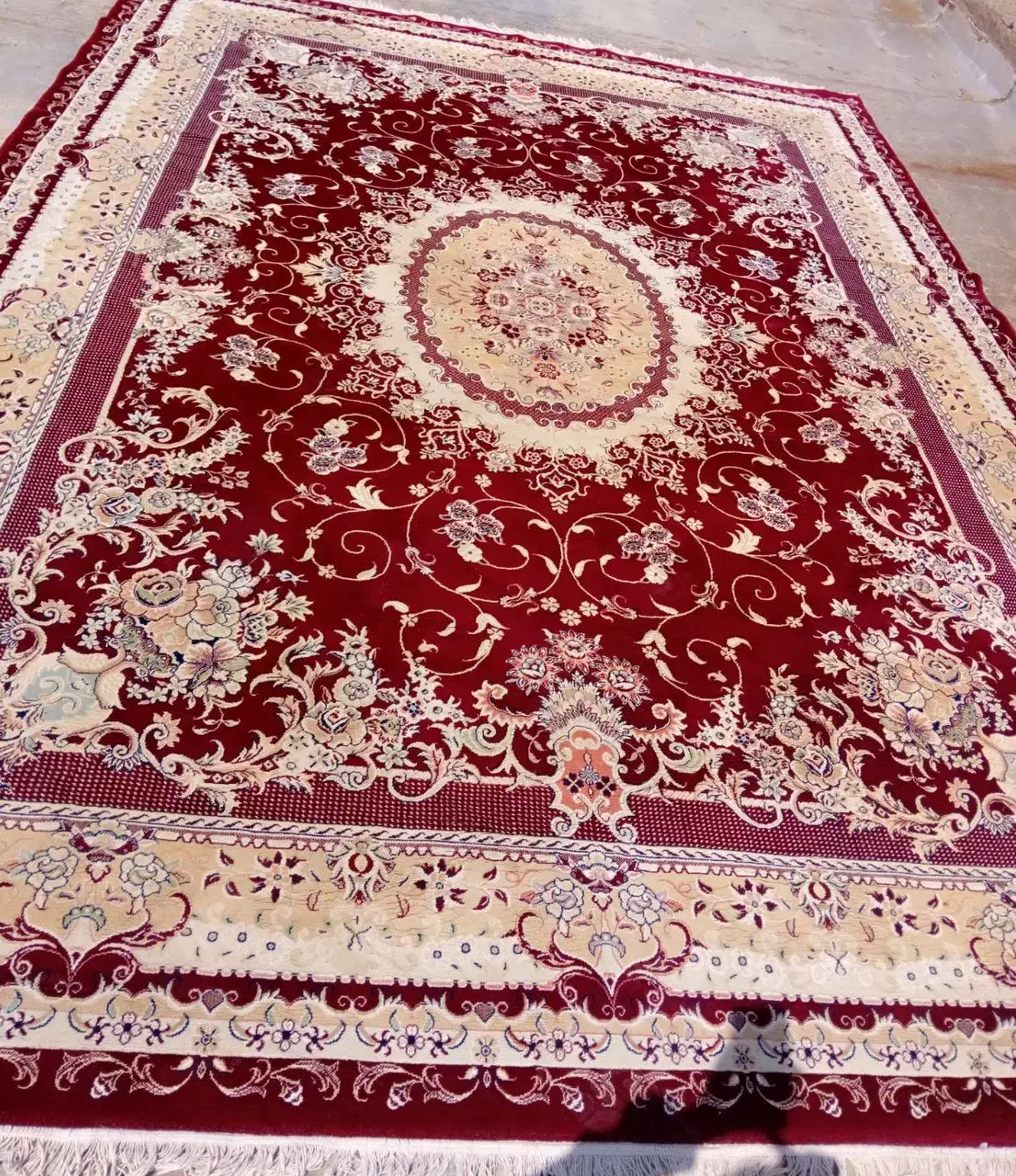 یک تخته فرش ۱۲متری تمام نخ ۱۰۰درصد اکرولیک|فرش|کرمانشاه, |دیوار