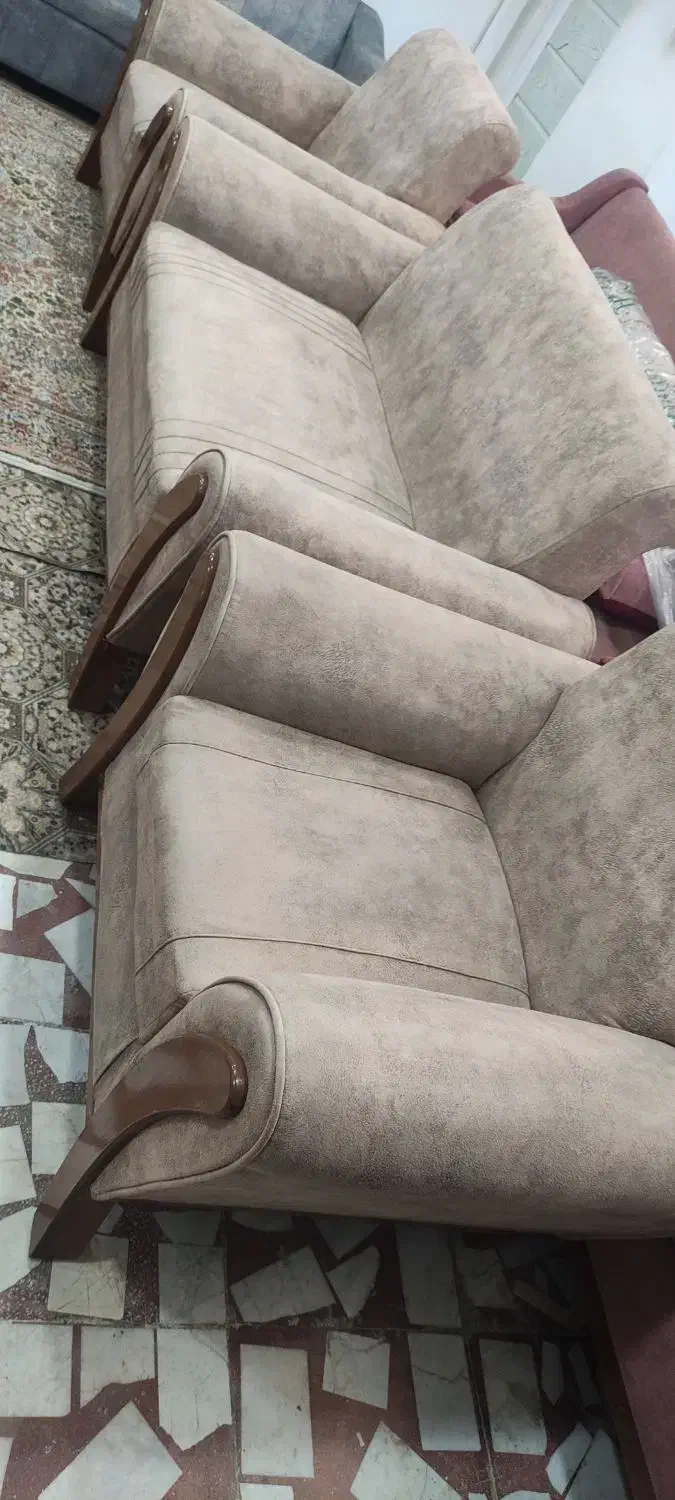 مبل 7نفره درحدنو 10500|مبلمان خانگی و میز عسلی|لنگرود, |دیوار