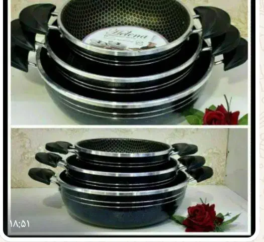 ماهیتابه سه تیکه ایی زیر قیمت بازار|ظروف پختوپز|بندر ماهشهر, |دیوار