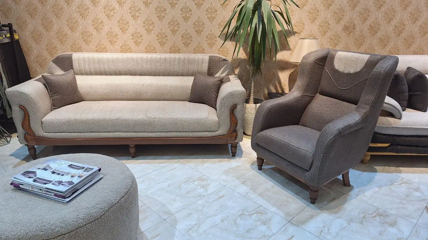 مبل راحتی بوفالو|مبلمان خانگی و میز عسلی|مشکیندشت, |دیوار