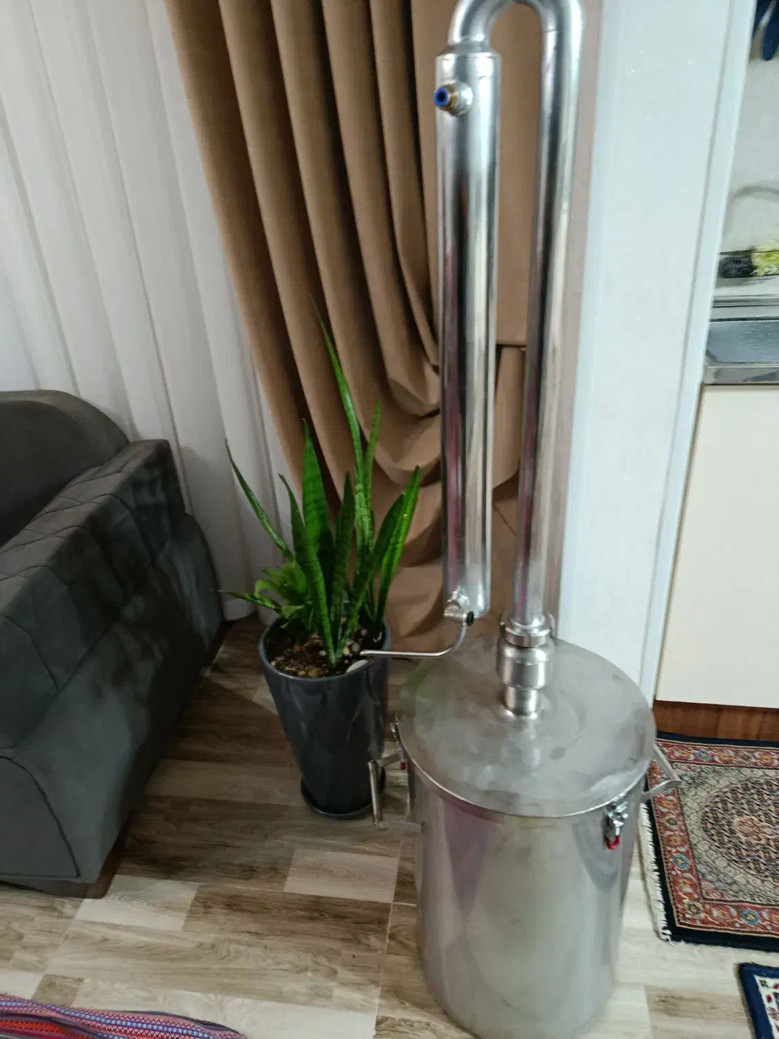 گلاب گیر/عرقگیر تمام استیل304نگیر|ظروف پختوپز|تبریز, |دیوار