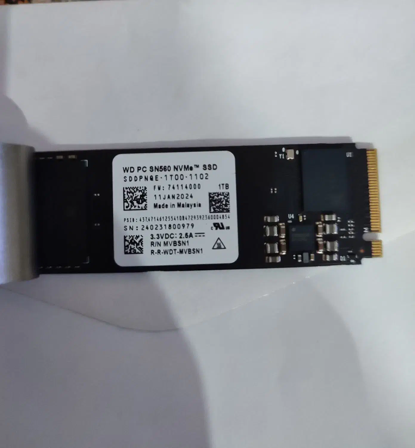 ssd wd یک ترا nvme|قطعات و لوازم جانبی رایانه|تهران, شهرک آسمان|دیوار