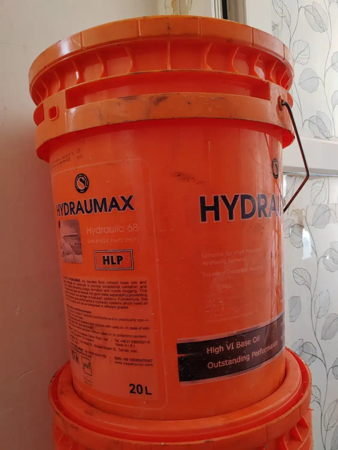 سطل پلاستیکی|ظروف نگهدارنده، پلاستیکی، یک‌بارمصرف|یاسوج, |دیوار