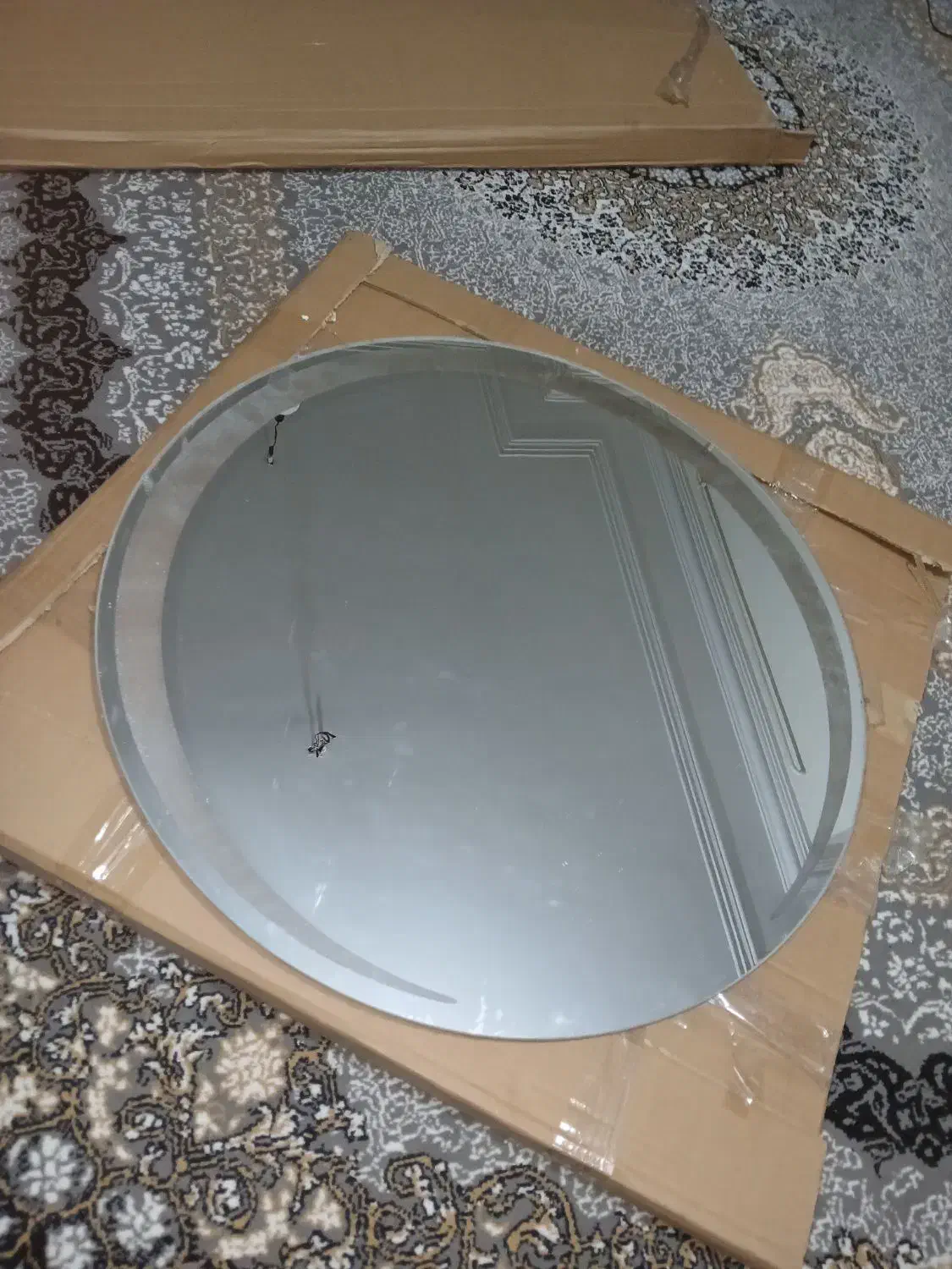 دوتا ایینه بک لایت دکوراتیو|آینه|گرگان, |دیوار