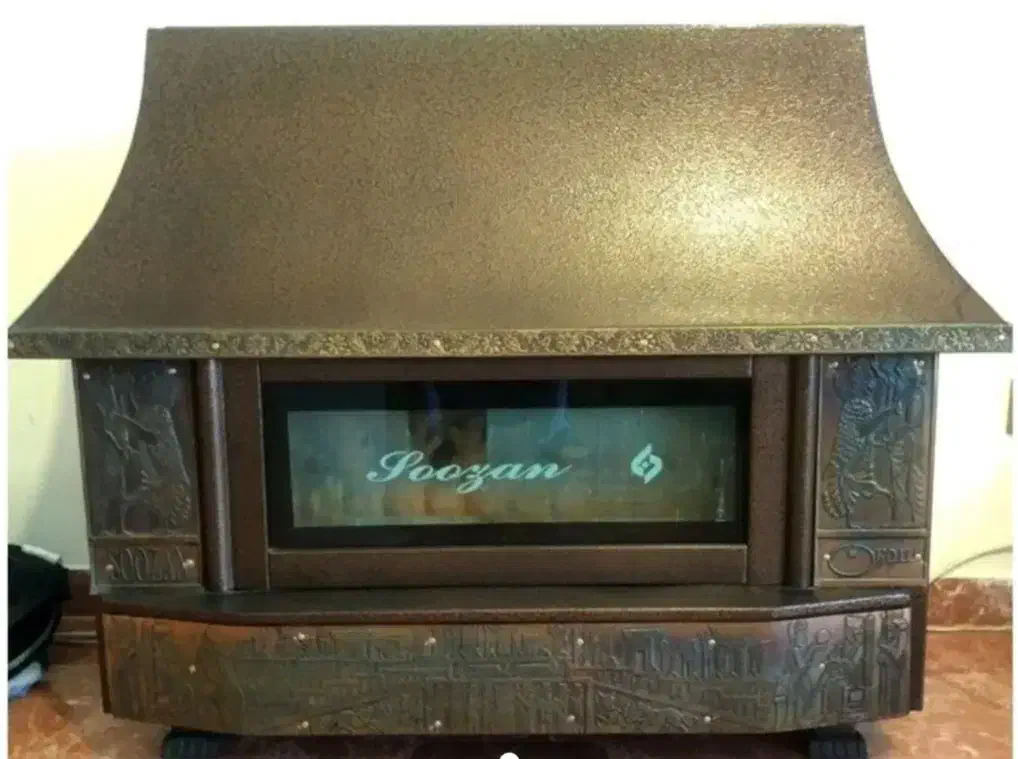 بخاری گازی شومینه سوزان|بخاری، هیتر، شومینه|کرمان, |دیوار