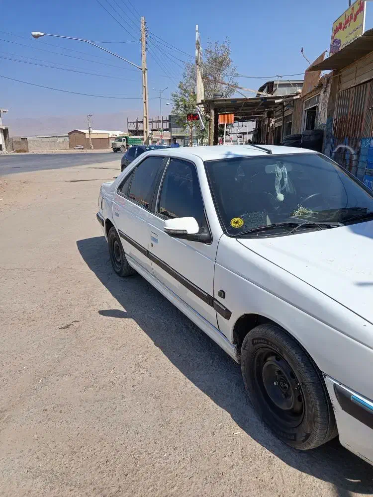 پژو پارس سفید زیرخاکی|خودرو سواری و وانت|زرند, |دیوار