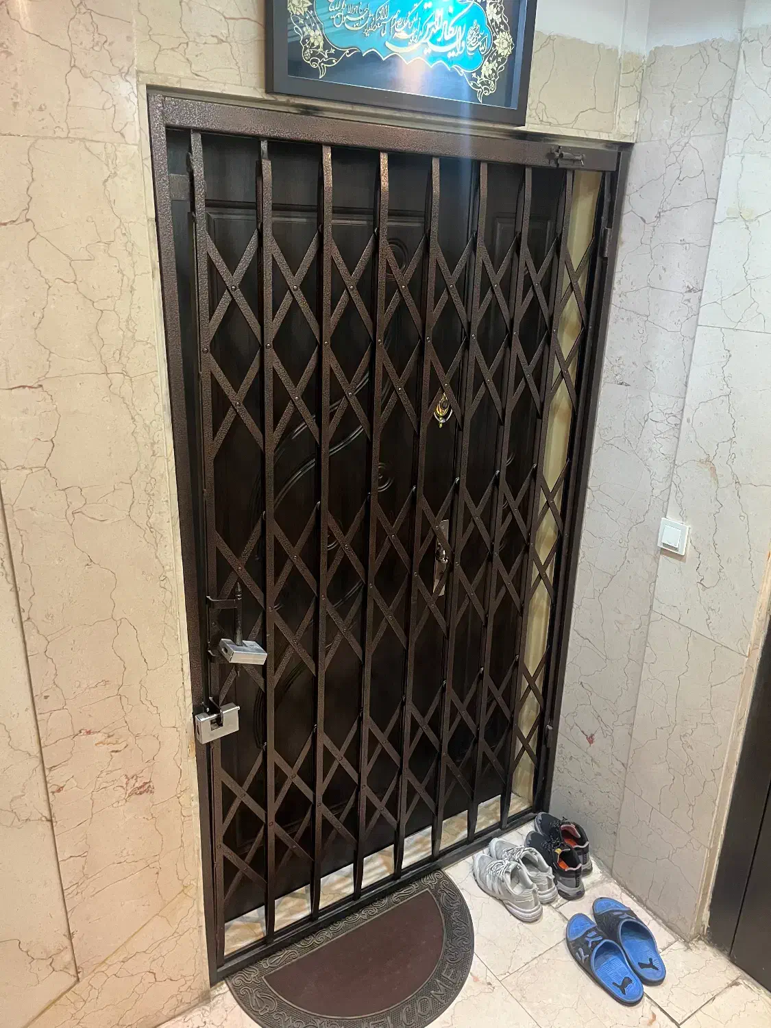 درب اکارئونی دست دوم|مصالح و تجهیزات ساختمان|تهران, ائمه اطهار|دیوار