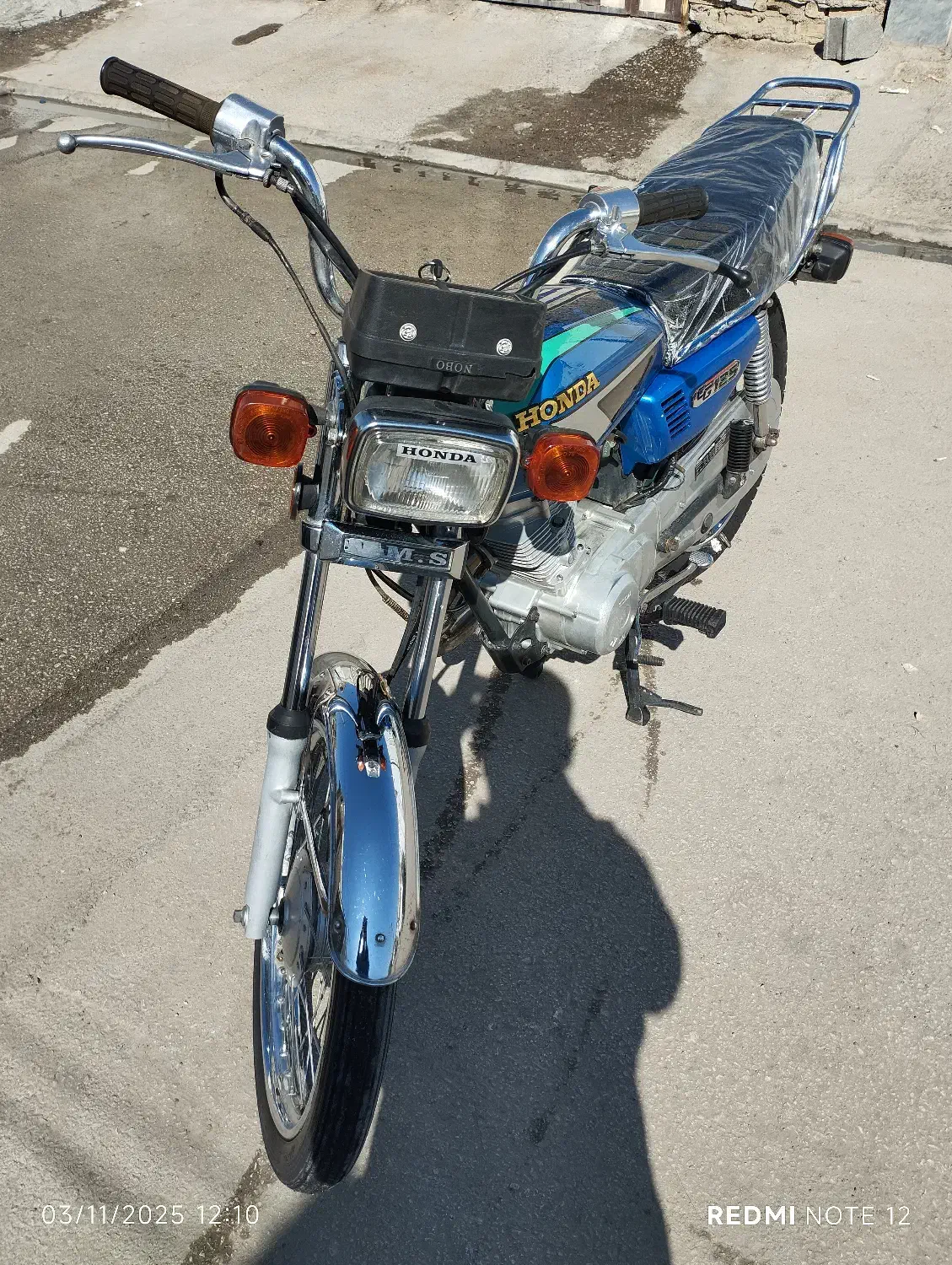 هندا ۱۲۵ تک برگ سند|موتورسیکلت|شیراز, شهرک کوشکک|دیوار