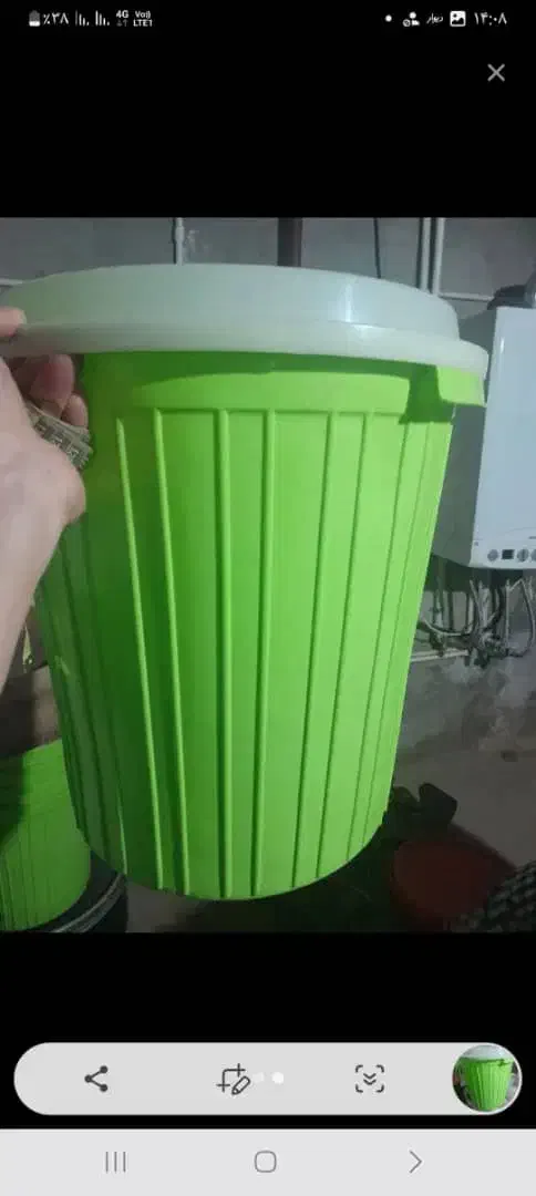 تعداد شش عدد سطل|ظروف نگهدارنده، پلاستیکی، یکبارمصرف|نیشابور, شهرک قدس|دیوار