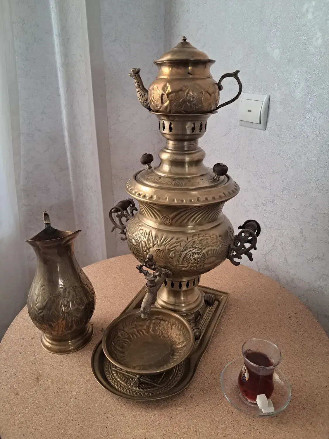 سماور زغالی|سماور، چای‌ساز، قهوه‌ساز|تهران, شهرک فردوس (حسینی)|دیوار