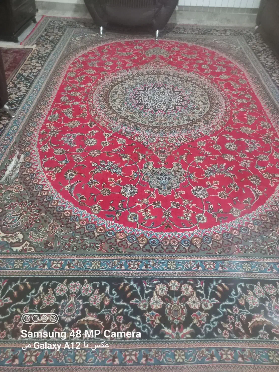 فرش۱۲متری لاکی رنگ|فرش|قزوین, |دیوار