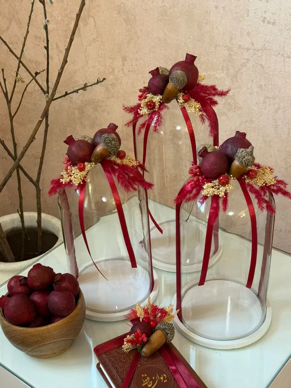 بانکه شیشه ای یلدایی عروس|صنایع دستی و سایر لوازم تزئینی|تهران, امیریه|دیوار