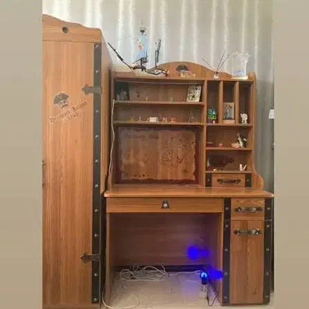 میز تحریر چوبی قهوه ای آپادانا مدل کشتی|میز تحریر و کامپیوتر|فردیس, منظریه|دیوار