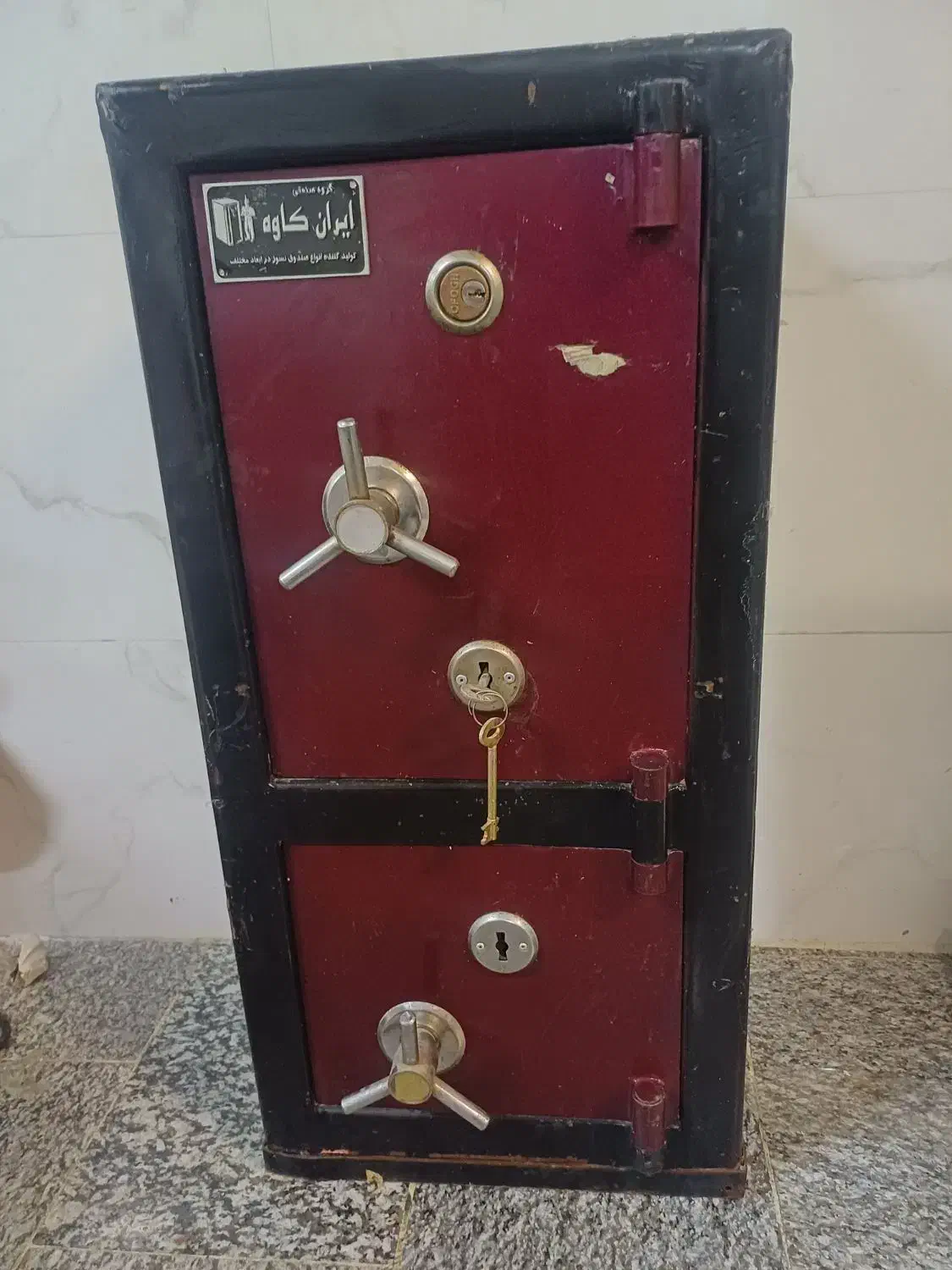 گاوصندوق نسوز دو درب|ابزارآلات|مشهد, حضرت حجت|دیوار