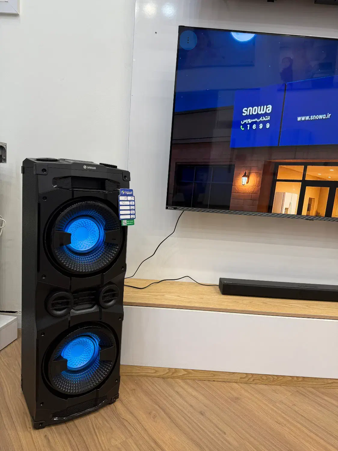 تلوزیون ۶۵ اینچ دوو و اسنوا تا ۶ ماه بدون سود|تلویزیون و پروژکتور|قزوین, |دیوار