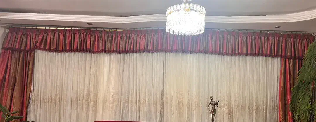 پرده استفاده شده|پرده، رانر، رومیزی|نیشابور, فردوس شمالی|دیوار