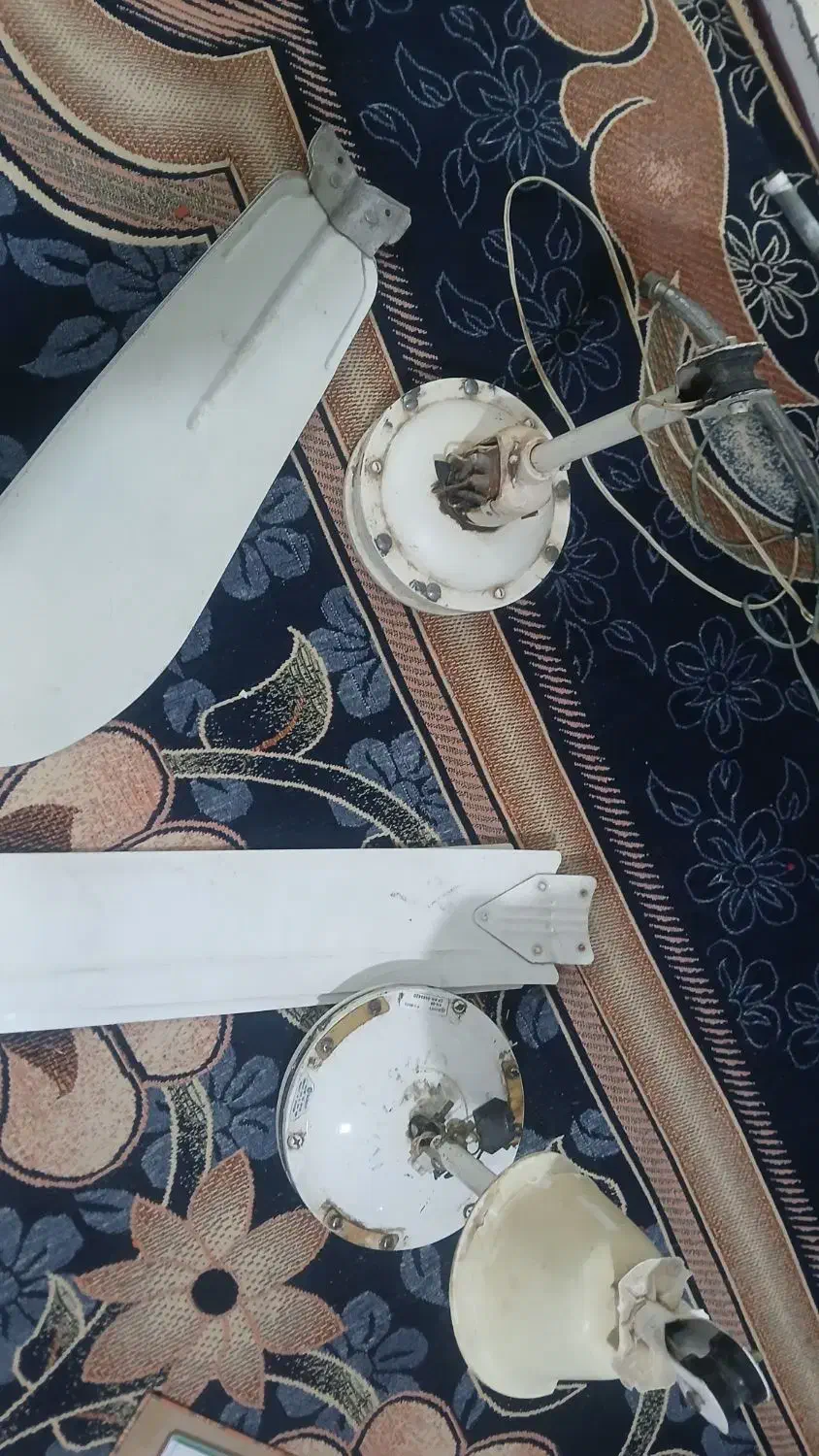 ۲ عدد پنکه سقفی سالم|پنکه و تصفیهکنندهٔ هوا|قم, مهر آباد|دیوار