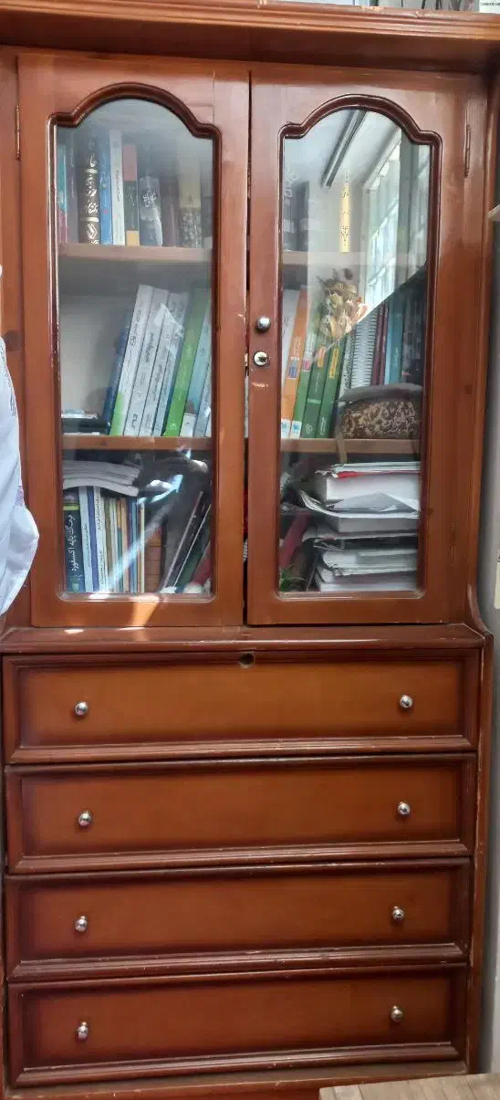 دراور و کتابخانه ی جادار|کتابخانه، شلف، قفسههای دیواری|زنجان, |دیوار