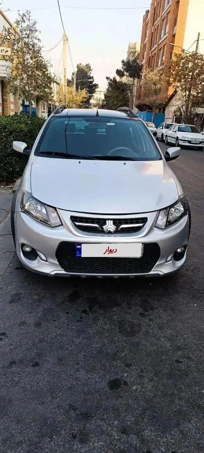 کوئیک R نقره ای مشکی بدون رنگ مدل 1400|خودرو سواری و وانت|ملارد, |دیوار