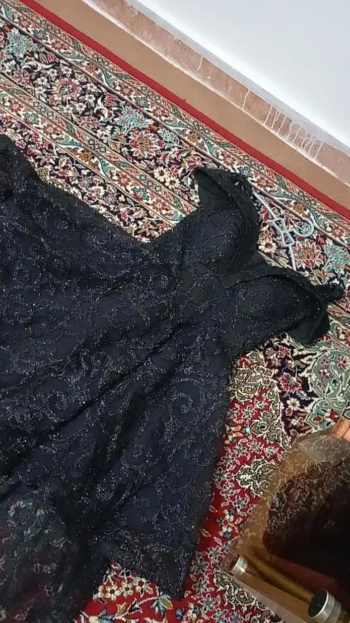 لباس شب مجلسی کار دخترونه یقه دلبری عروسکی|لباس|محمدیه-قزوین, |دیوار