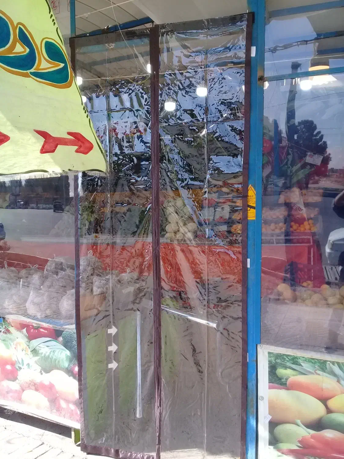 پرده نایلونی مغناطیسی مگنتی آهنربایی پلاستیکی|پرده، رانر، رومیزی|کرمان, |دیوار