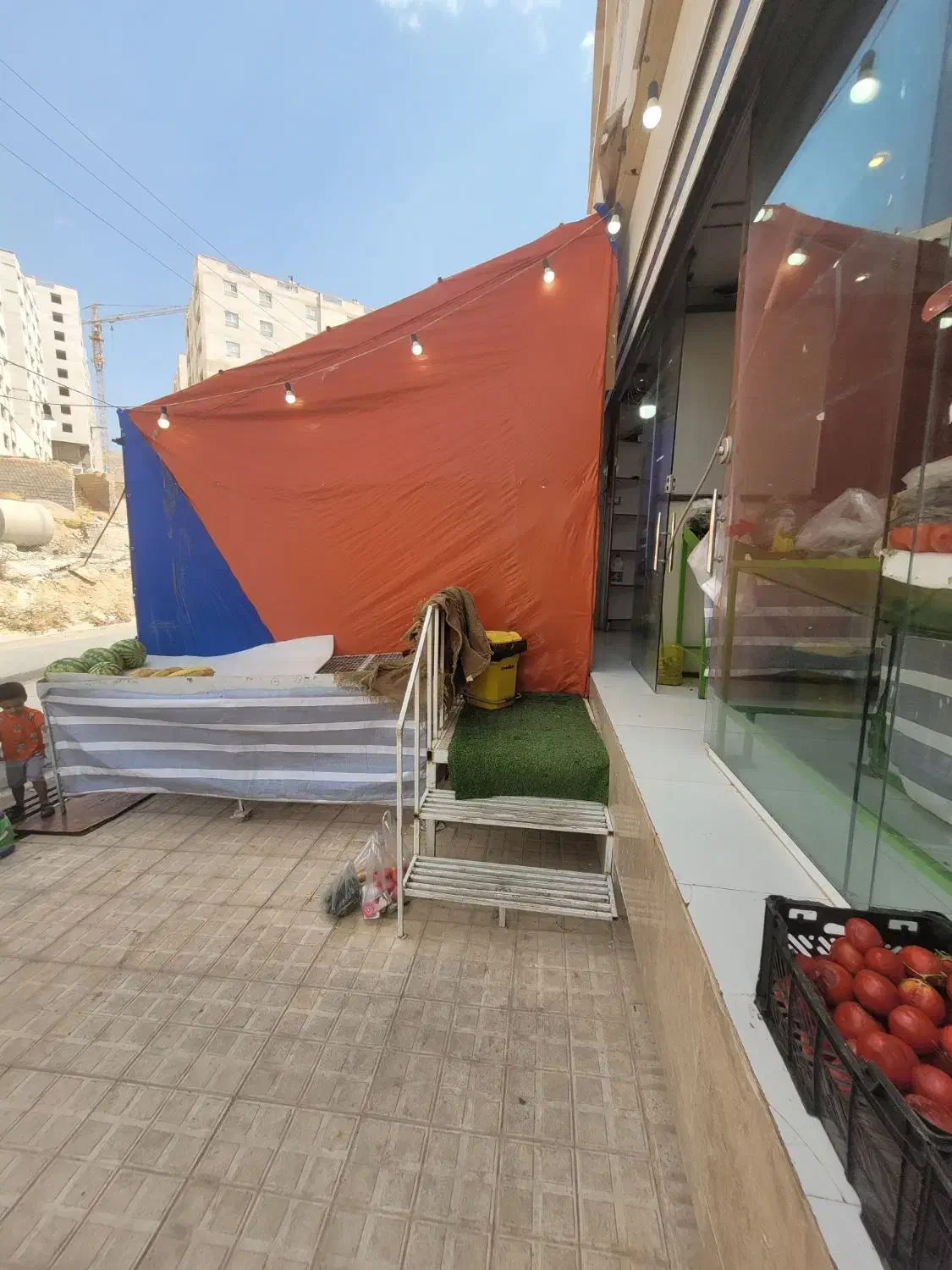 سایبان دکه با در و پیکر|فروشگاه و مغازه|شیراز, دوکوهک|دیوار