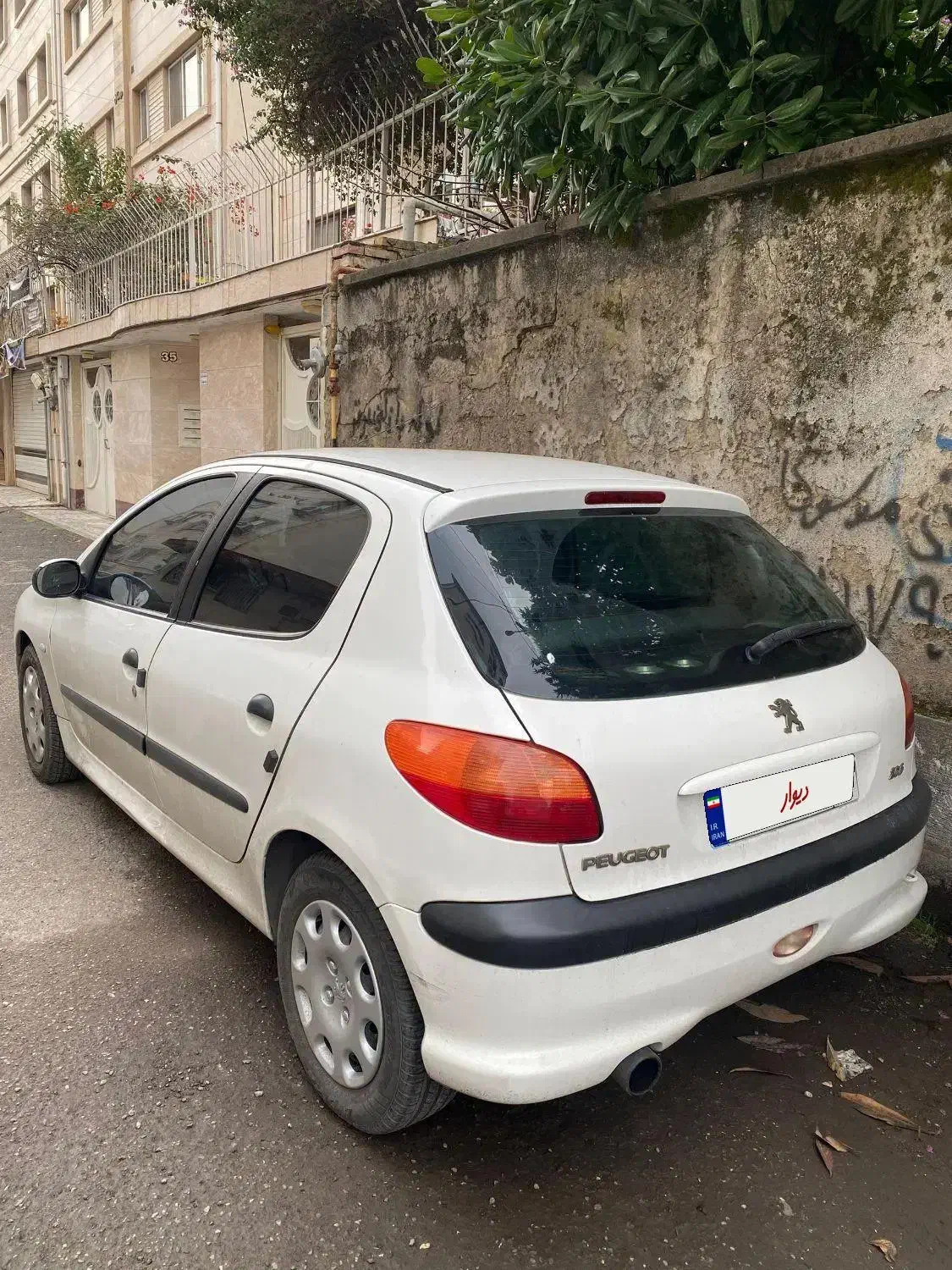 ۲۰۶مدل ۸۹|خودرو سواری و وانت|رشت, چله خانه|دیوار