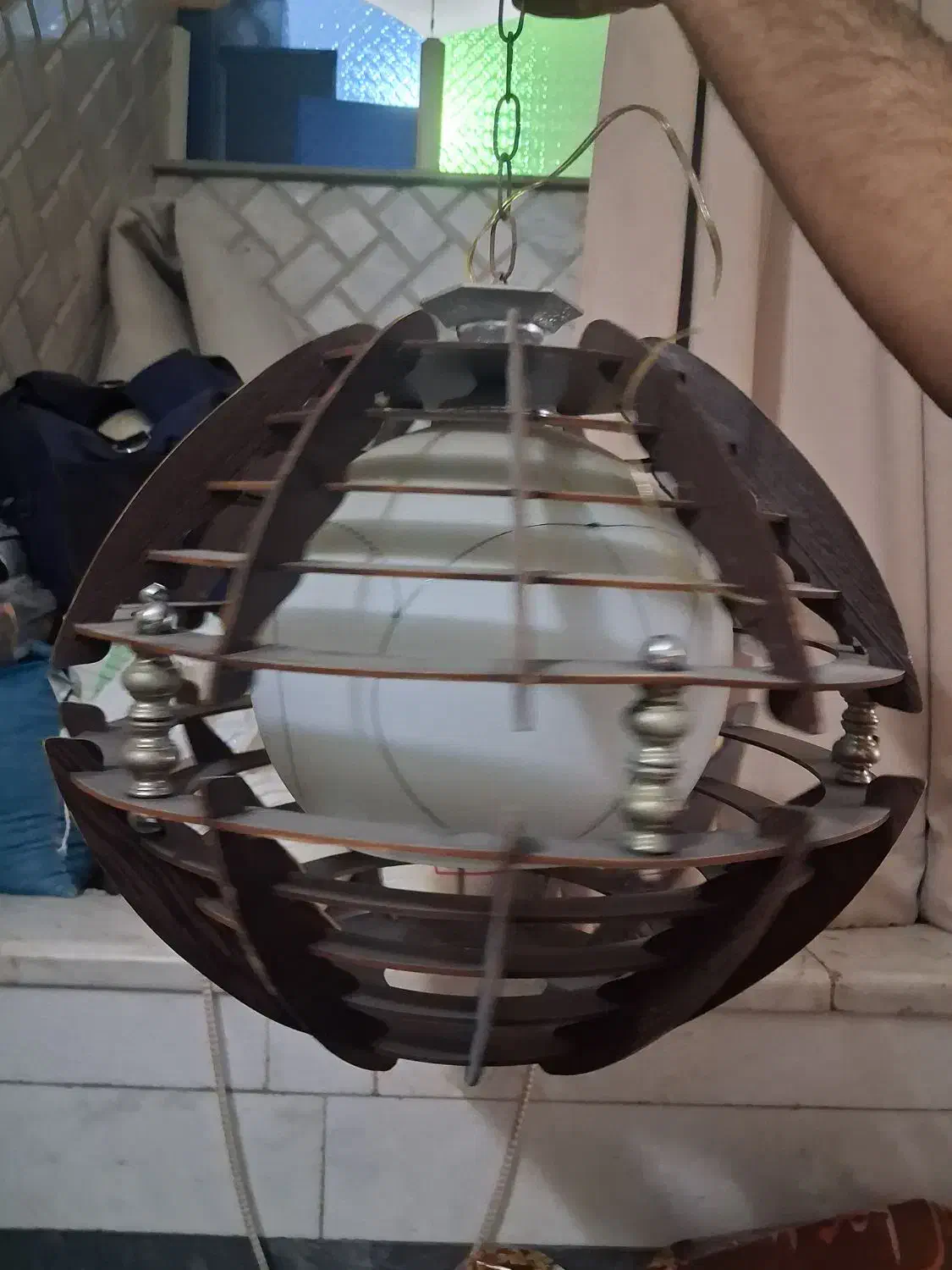 لوستر|لوستر و چراغ آویز|پاکدشت, پاکدشت (مامازند)|دیوار