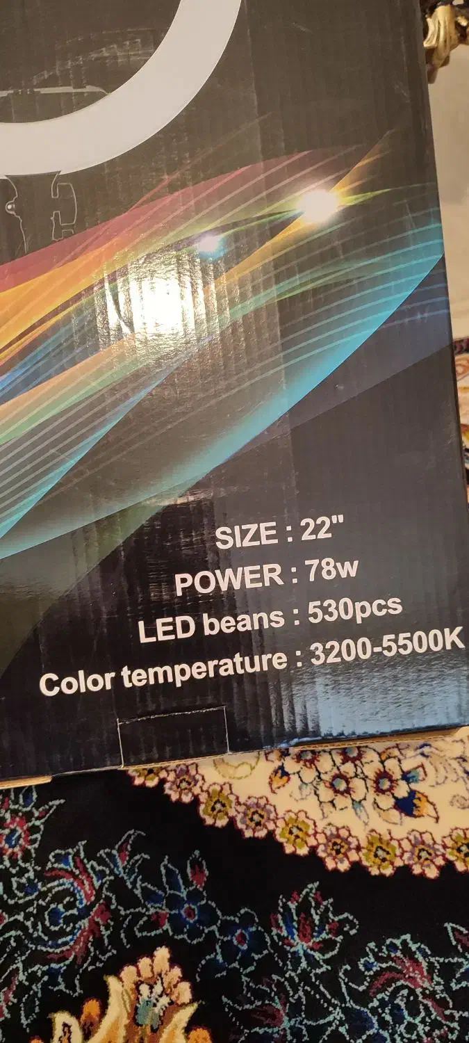 رینگ لایت فونیکس ۲۲ اینچ نو|دوربین عکاسی و فیلمبرداری|اردبیل, |دیوار