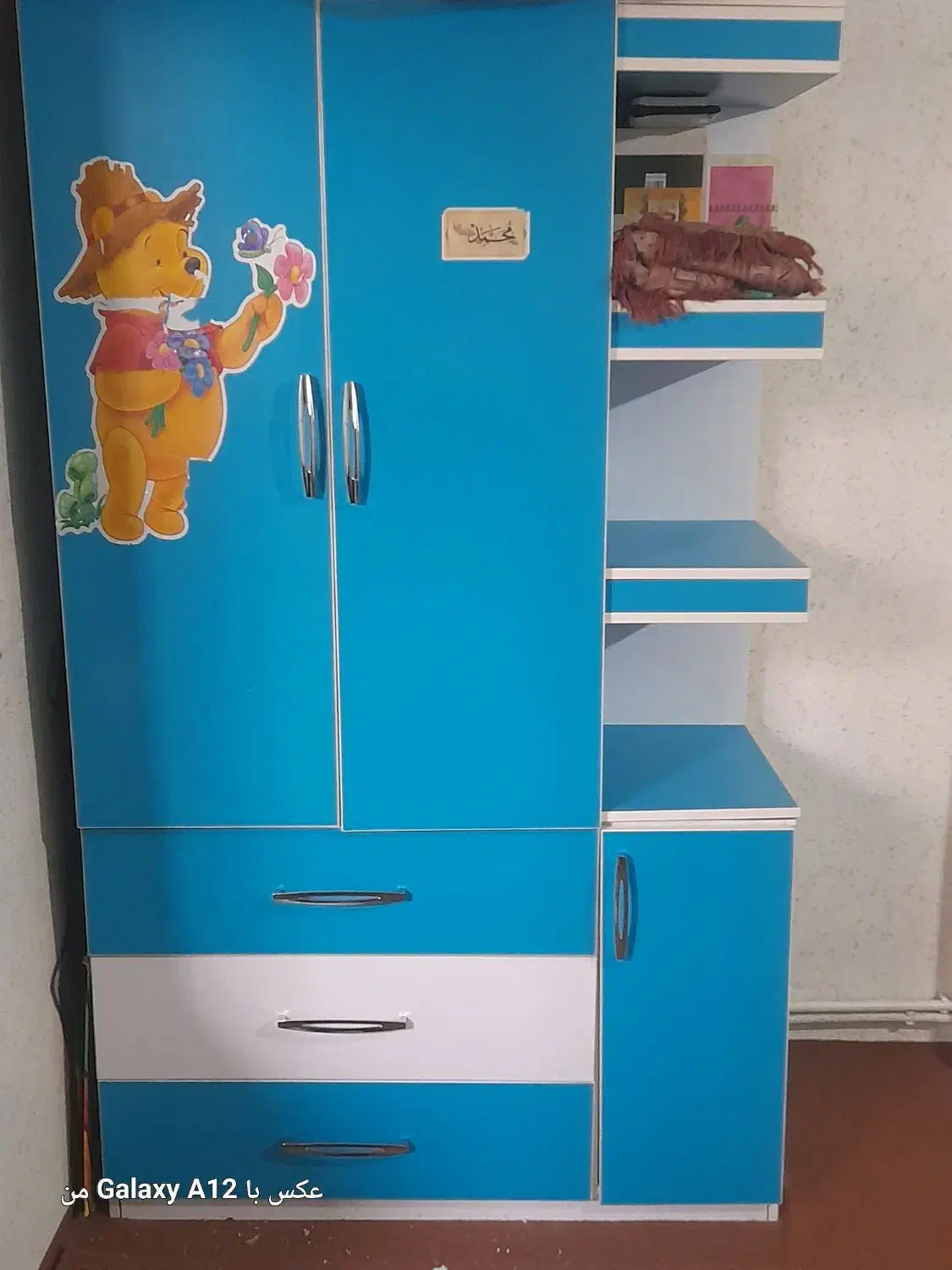 کمد لباسی وکتابخانه بچه گانه|اسباب و اثاث بچه|کرمان, |دیوار