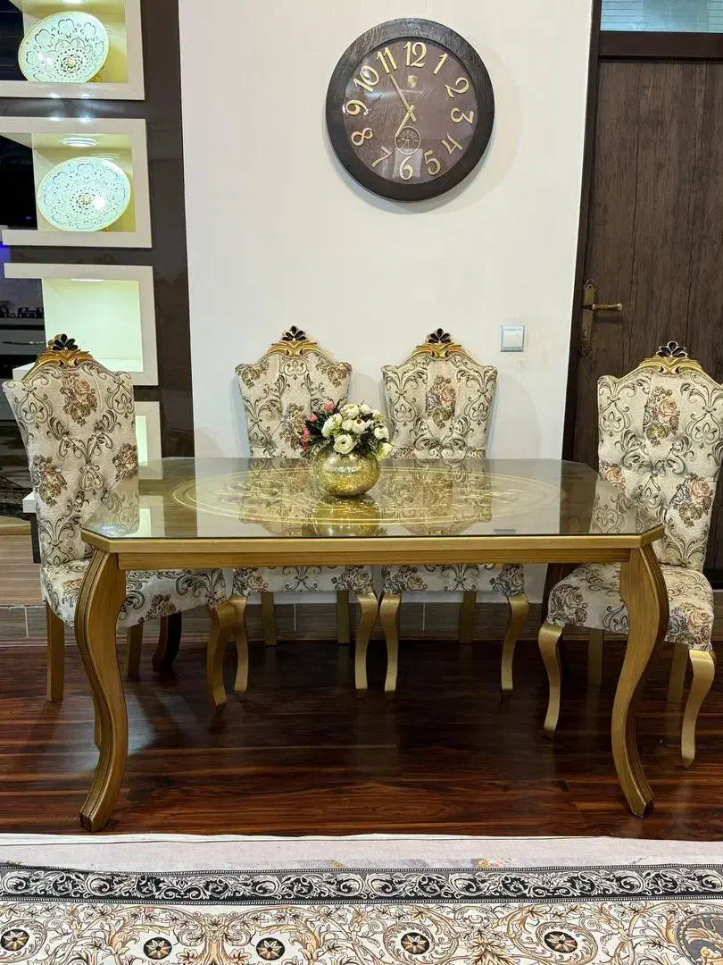 میز نهار خوری|میز و صندلی غذاخوری|بناب, |دیوار