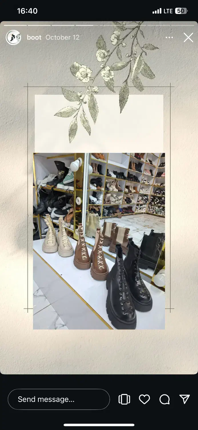 بوت زنانه فقط ۹۸۰ تومن|کیف، کفش، کمربند|خرمآباد, |دیوار