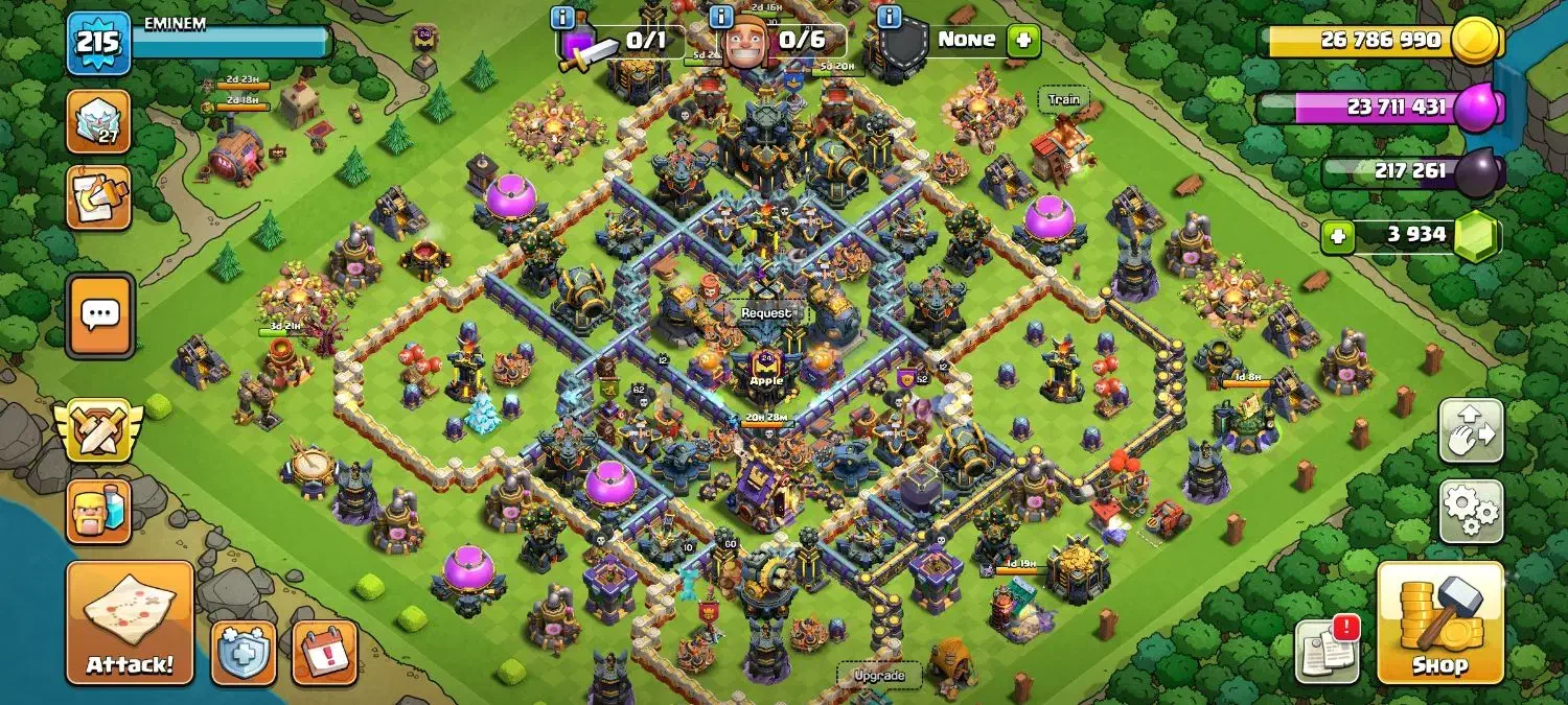 اکانت کلش فروشی فقط حضوری|کنسول، بازی ویدئویی و آنلاین|مشهد, شهید آوینی|دیوار