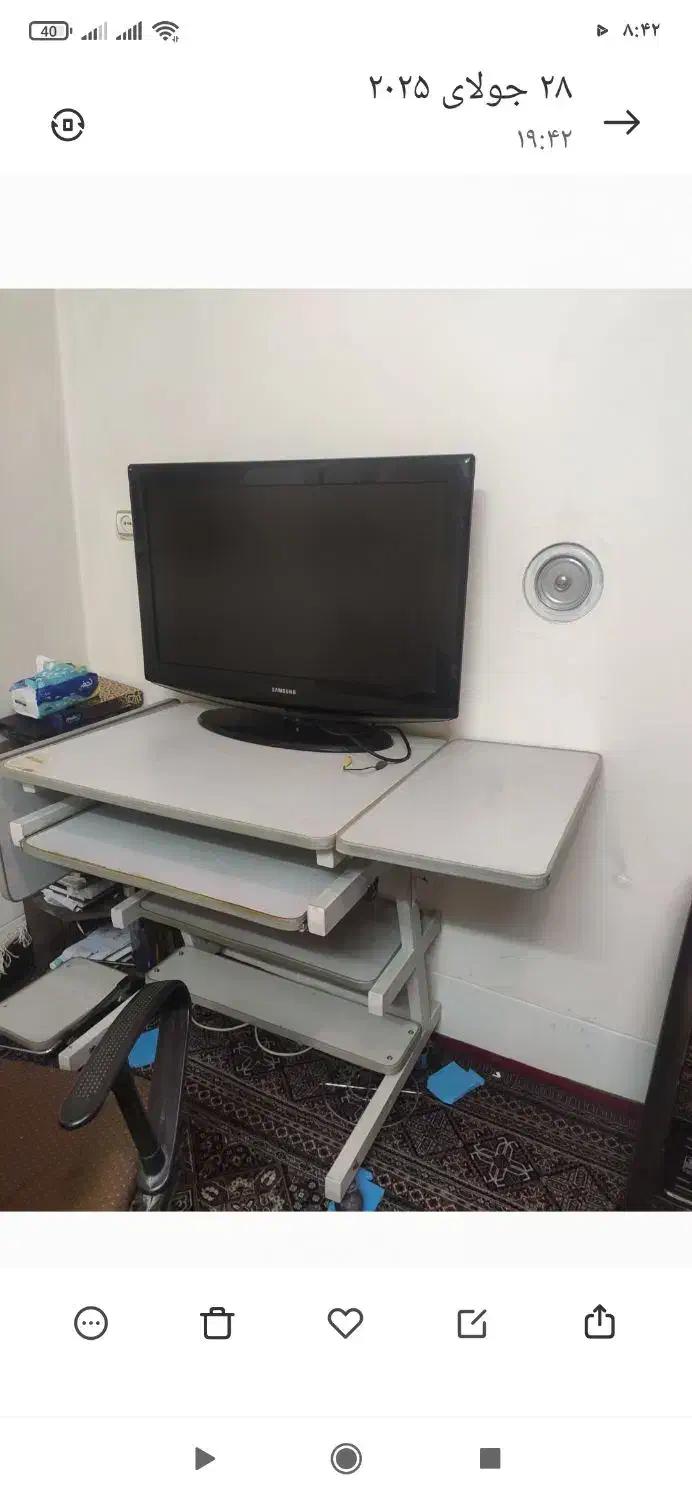 میز کامپیوتر چرخ دار|میز تحریر و کامپیوتر|شیراز, نصر|دیوار