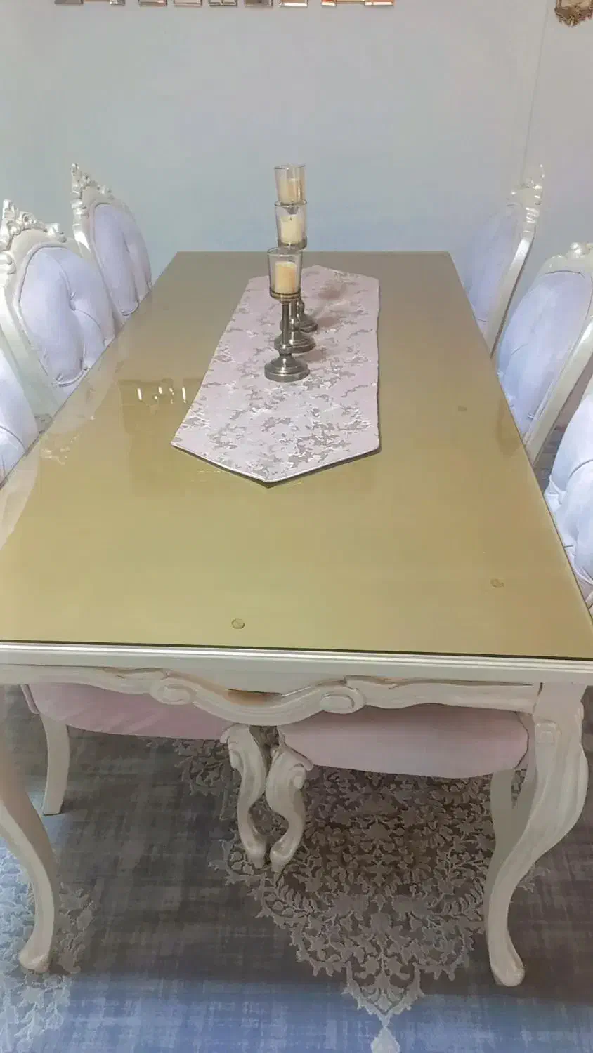 مبل هفت نفره نهارخوری هشت نفره|مبلمان خانگی و میز عسلی|پردیس, فاز ۲|دیوار