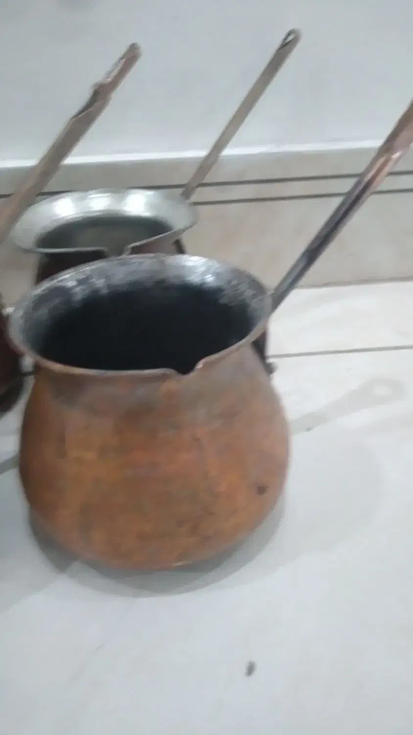 قهوه جوش مسی|کلکسیون اشیاء عتیقه|اهواز, نادری|دیوار