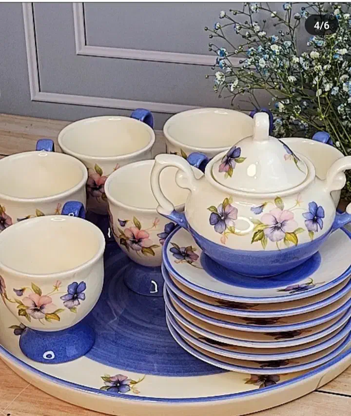 سرویس سرامیکی رنگ کوره ای قابل شستشو|صنایع دستی و سایر لوازم تزئینی|تهران, مسعودیه|دیوار