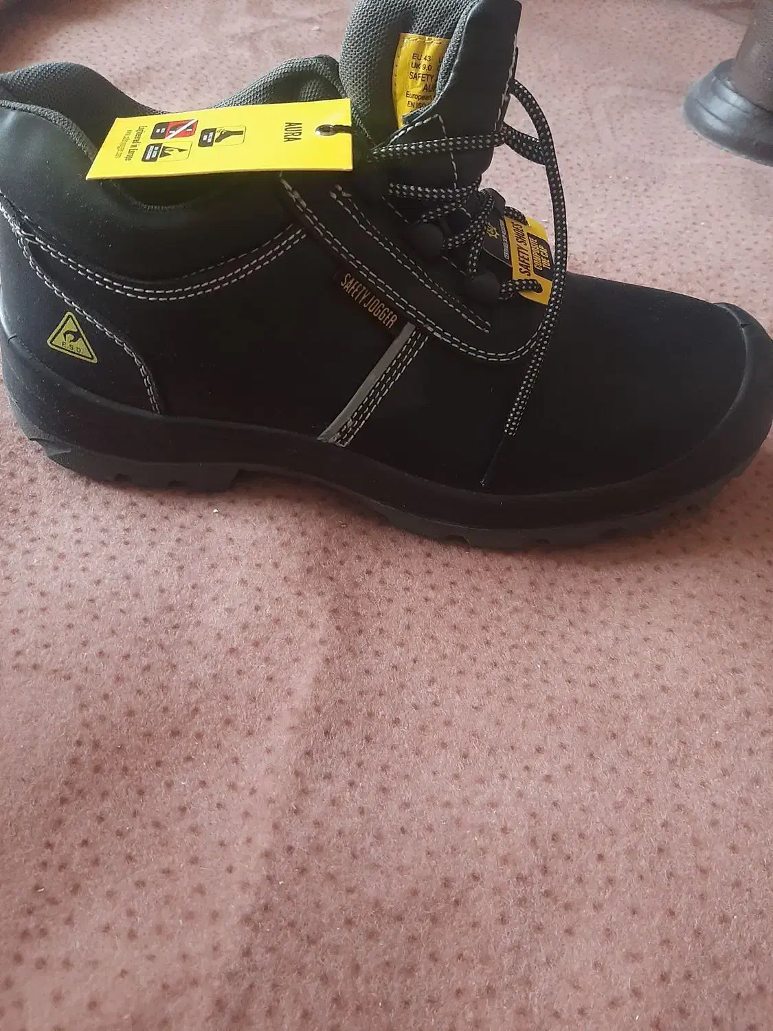 کفش ایمنی آلمانی سایز ۴۳|کیف، کفش، کمربند|زرندیه, |دیوار