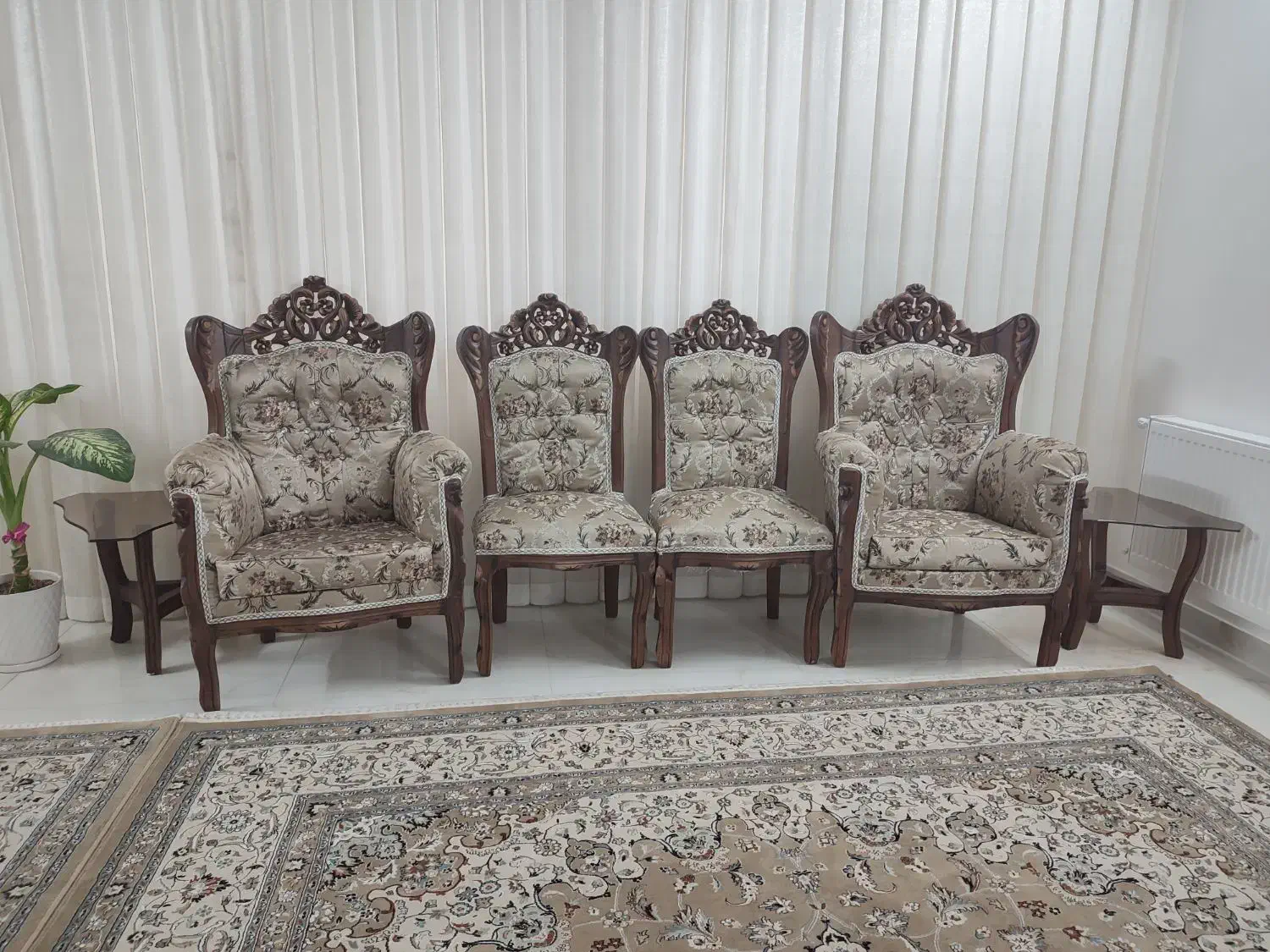 مبل استیل ۹ نفره|مبلمان خانگی و میز عسلی|کاشان, لتحر|دیوار