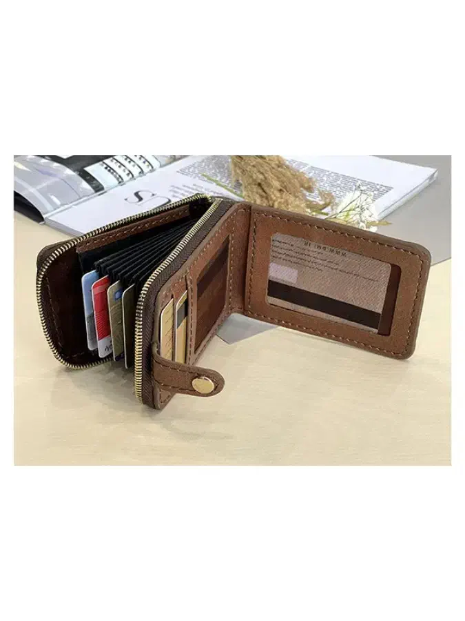 کیف جا کارتی آکاردئونی چرم طبیعی دست دوز|کیف، کفش، کمربند|اهواز, شهرک برق|دیوار