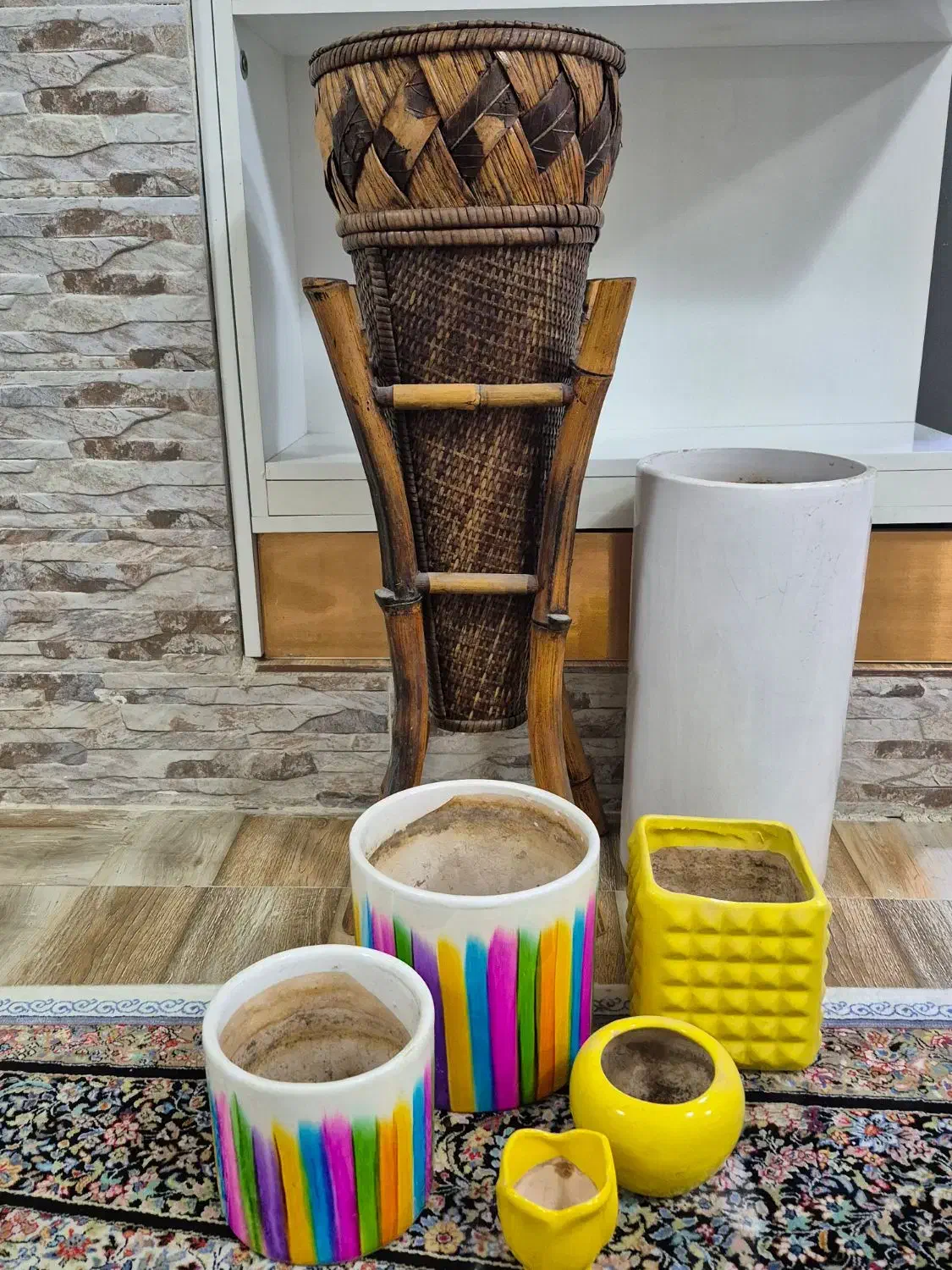 گلدون سفالی|صنایع دستی و سایر لوازم تزئینی|بندرعباس, |دیوار