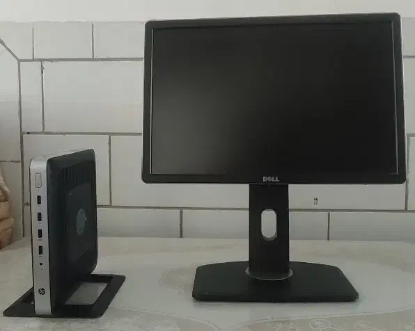 مانیتور DELL و کیس hp|رایانه رومیزی|سیرجان, |دیوار