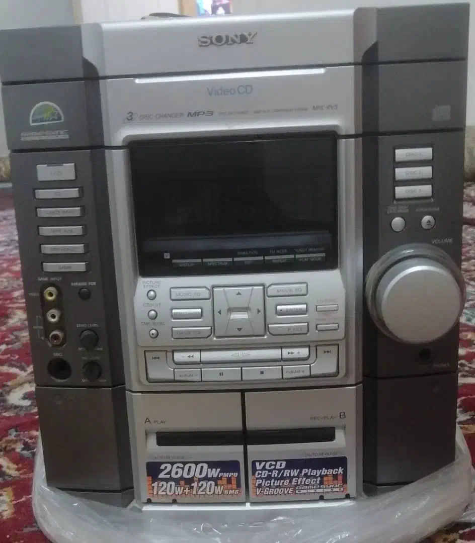 ضبط سه دیسک دو کاست سونی|سیستم صوتی خانگی|بندرعباس, |دیوار