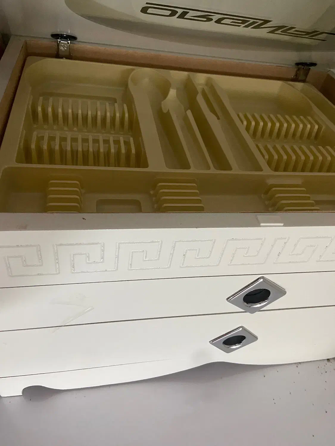 کنسول قاشق و‌چنگال|ظروف سرو و پذیرایی|نیشابور, مدرس|دیوار